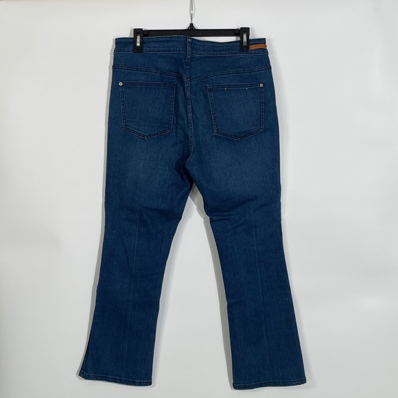 Anthropologie Pilcro Cropped Bootcut Jeans Size 31 High Rise - Picture 4 of 10